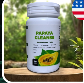 🟢 PAPAYA CLEANSE 20 CAPSULAS(LIMPIEZA DEL COLON EN 7 DIAS)