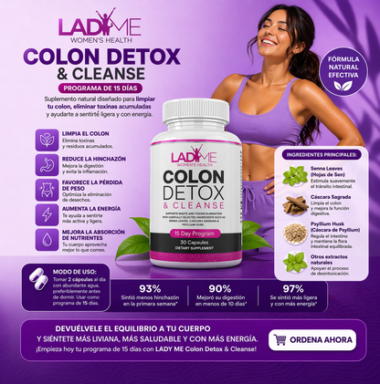 Limpieza de Colon 15 días