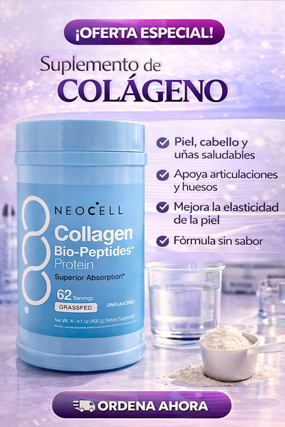 Bio Collagen Peptides® – Piel Firme, Cabello y Uñas Más Fuertes